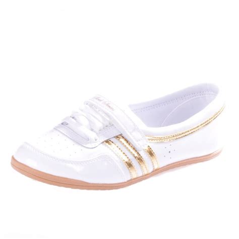 adidas concord round w schuhe damen sneaker ballerina weiß gold|adidas Originals Damen Concord Round W Sneaker .